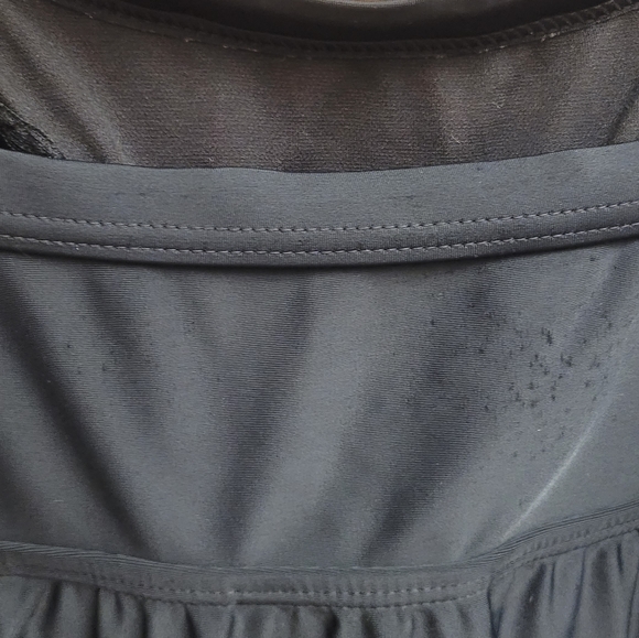 Womens Aqua Couture One Piece Swimdress Black/Pink/Multi-Color *Pre-owned* - Picture 3 of 6